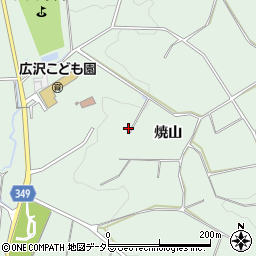 愛知県豊田市舞木町焼山周辺の地図