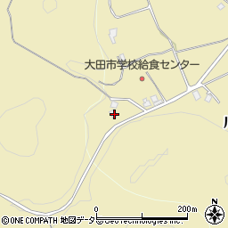 島根県大田市川合町川合出岡1065-2周辺の地図