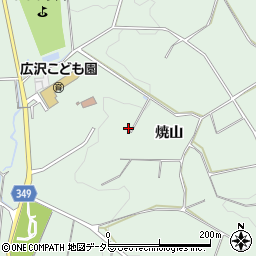愛知県豊田市舞木町（焼山）周辺の地図