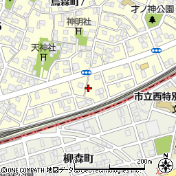 愛知県名古屋市中村区烏森町8丁目1814周辺の地図
