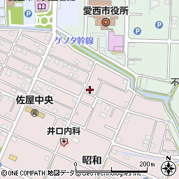 愛知県愛西市北一色町昭和161周辺の地図
