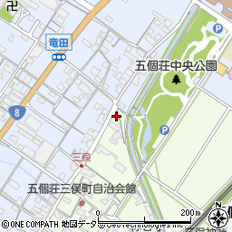 滋賀県東近江市五個荘三俣町273周辺の地図