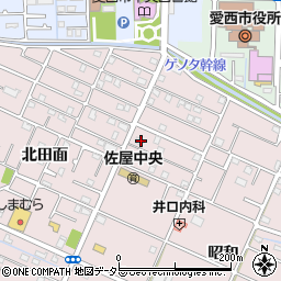 愛知県愛西市北一色町昭和89周辺の地図