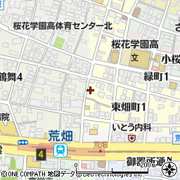 愛知県名古屋市昭和区東畑町1丁目2-3周辺の地図