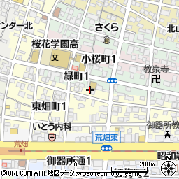 愛知県名古屋市昭和区東畑町1丁目25周辺の地図