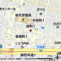 愛知県名古屋市昭和区東畑町1丁目19周辺の地図