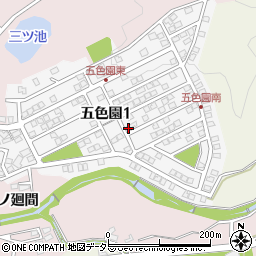 〒470-0105 愛知県日進市五色園の地図
