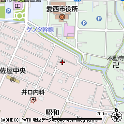 愛知県愛西市北一色町昭和167周辺の地図