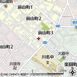 愛知県名古屋市昭和区前山町3丁目周辺の地図