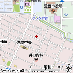 愛知県愛西市北一色町昭和61周辺の地図