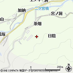 愛知県豊田市二タ宮町日陰周辺の地図