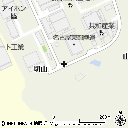 愛知県豊田市篠原町敷田周辺の地図