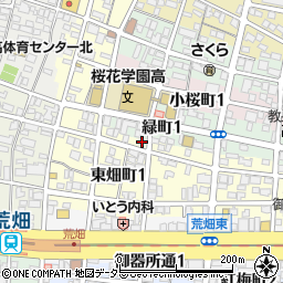 愛知県名古屋市昭和区東畑町1丁目15周辺の地図