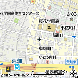 愛知県名古屋市昭和区東畑町1丁目8-2周辺の地図