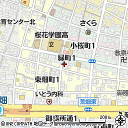 愛知県名古屋市昭和区東畑町1丁目17周辺の地図