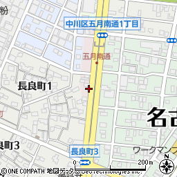 愛知県名古屋市中川区五月南通2丁目周辺の地図