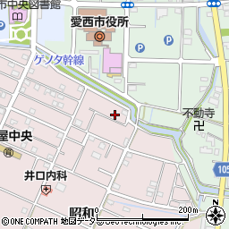 愛知県愛西市北一色町昭和180周辺の地図