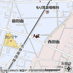 愛知県愛西市須依町大正周辺の地図