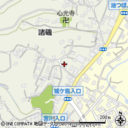 神奈川県三浦市三崎町諸磯319-10周辺の地図