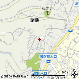 神奈川県三浦市三崎町諸磯852-5周辺の地図