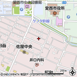 愛知県愛西市北一色町昭和54周辺の地図
