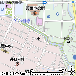 愛知県愛西市北一色町昭和182周辺の地図