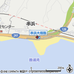 串浜大橋際周辺の地図