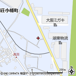 滋賀県東近江市五個荘小幡町55-6周辺の地図