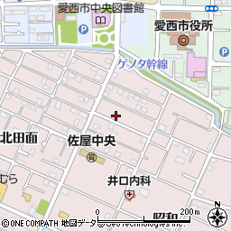 愛知県愛西市北一色町昭和65周辺の地図