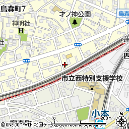 愛知県名古屋市中村区烏森町8丁目1312周辺の地図