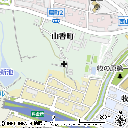 愛知県名古屋市名東区山香町232周辺の地図