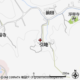 愛知県豊田市小峯町（引地）周辺の地図