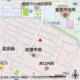 愛知県愛西市北一色町昭和66周辺の地図