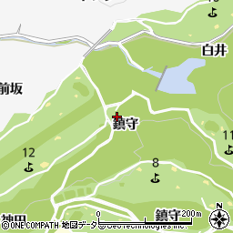 愛知県豊田市小峯町鎮守周辺の地図
