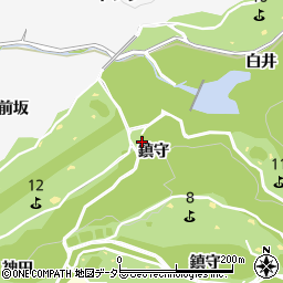 愛知県豊田市小峯町（鎮守）周辺の地図