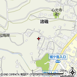 神奈川県三浦市三崎町諸磯840周辺の地図