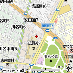 愛知県名古屋市昭和区川原通8丁目12周辺の地図