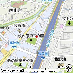 愛知県名古屋市名東区牧の原1丁目904周辺の地図