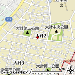 愛知県名古屋市名東区大針の地図 住所一覧検索 地図マピオン