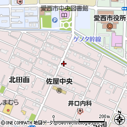 愛知県愛西市北一色町昭和68周辺の地図