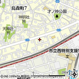 愛知県名古屋市中村区烏森町8丁目1510周辺の地図