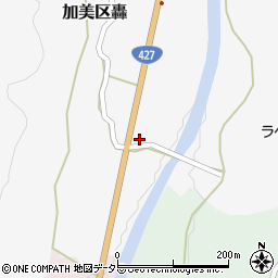 兵庫県多可郡多可町加美区轟299周辺の地図