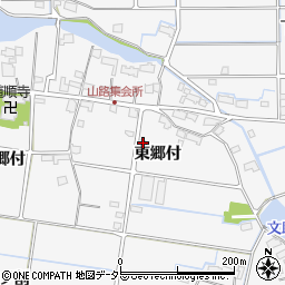 愛知県愛西市山路町東郷付41周辺の地図