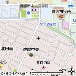 愛知県愛西市北一色町昭和49周辺の地図