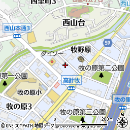 愛知県名古屋市名東区牧の原1丁目1402周辺の地図