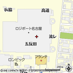 愛知県名古屋市中村区岩塚町五反田周辺の地図