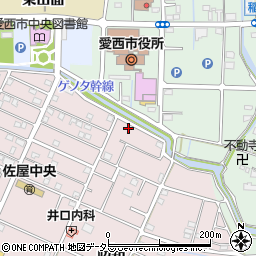 愛知県愛西市北一色町昭和188周辺の地図