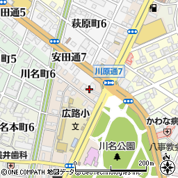 愛知県名古屋市昭和区川原通7丁目14周辺の地図