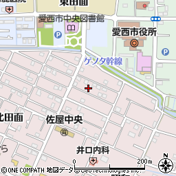 愛知県愛西市北一色町昭和39周辺の地図