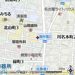 愛知県名古屋市昭和区北山町3丁目49周辺の地図